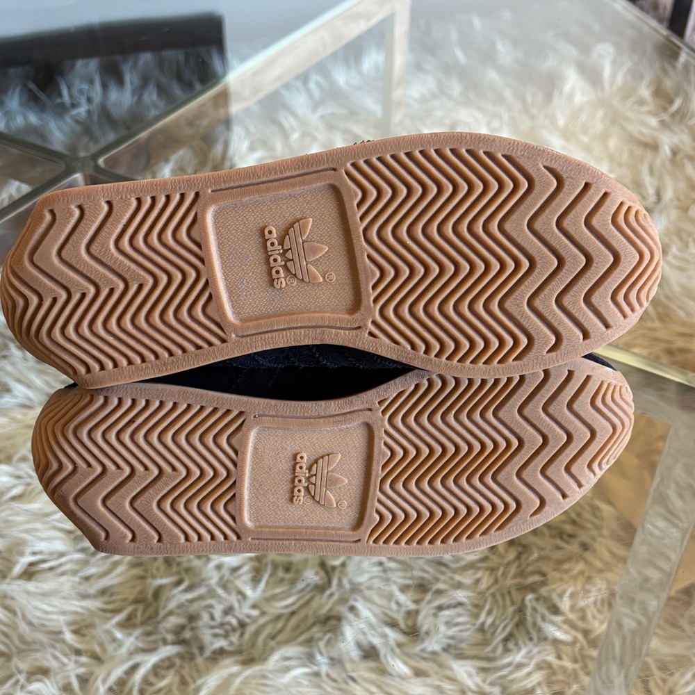 Khaite X Adidas Women’s Black Suede Sneakers with Gum Sole 8.5 - Picture 5 of 7